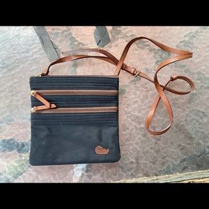 Dooney and Bourke Triple Zip Crossbody